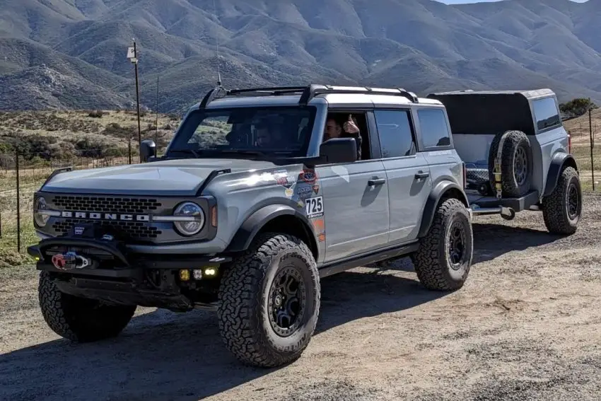 Ford Bronco Cut In Half To Serve As Off-Road Support Trailer