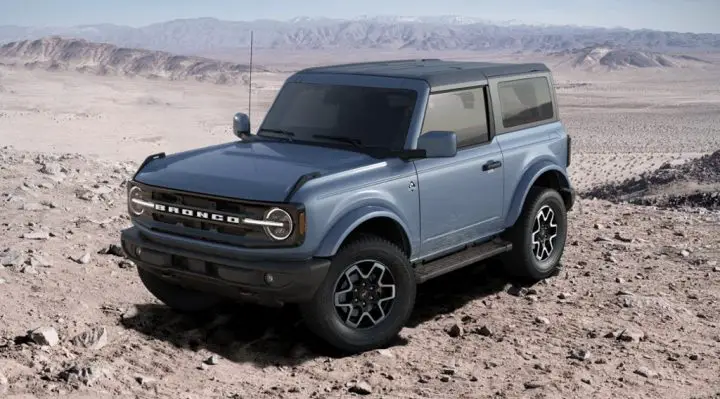 2023 Ford Bronco Adds New Azure Gray Metallic Color