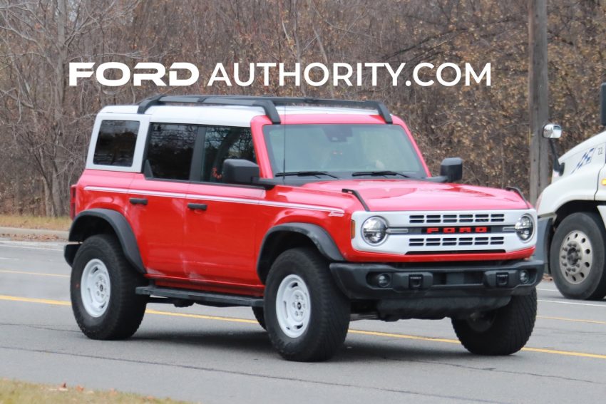 2023 Ford Bronco Heritage Edition In Race Red Photos