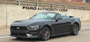 2024 Ford Mustang EcoBoost Convertible In White: Photos