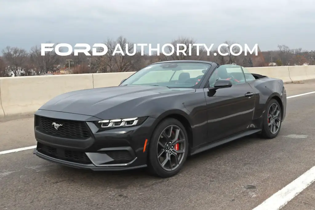 2024 Mustang EcoBoost Convertible With Top Down: First Pics