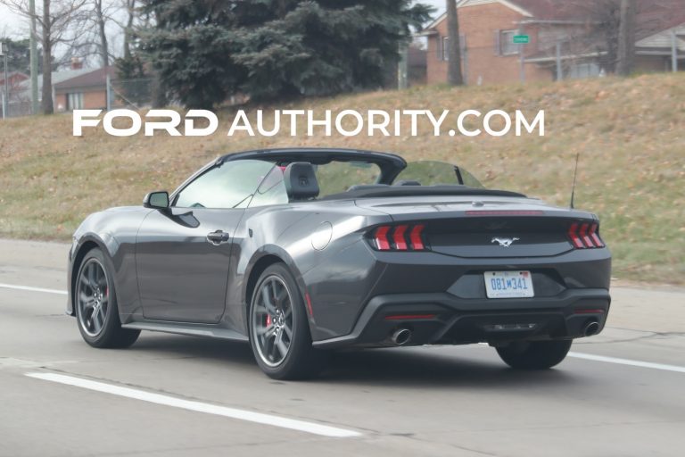 2024 Mustang EcoBoost Convertible With Top Down First Pics