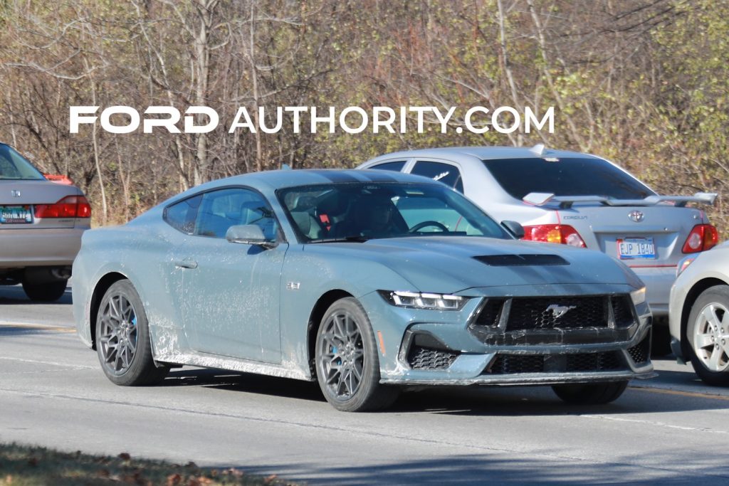 2024 Ford Mustang GT Coupe In Vapor Blue Real World Photos   2024 Ford Mustang Coupe GT Vapor Blue Metallic K1 Real World Photos Exterior 001 1024x683 