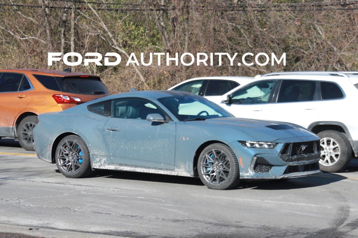 2024 Ford Mustang GT Coupe In Vapor Blue Real World Photos