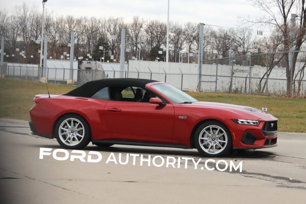 2025 Ford Mustang GT Convertible In Rapid Red Photos