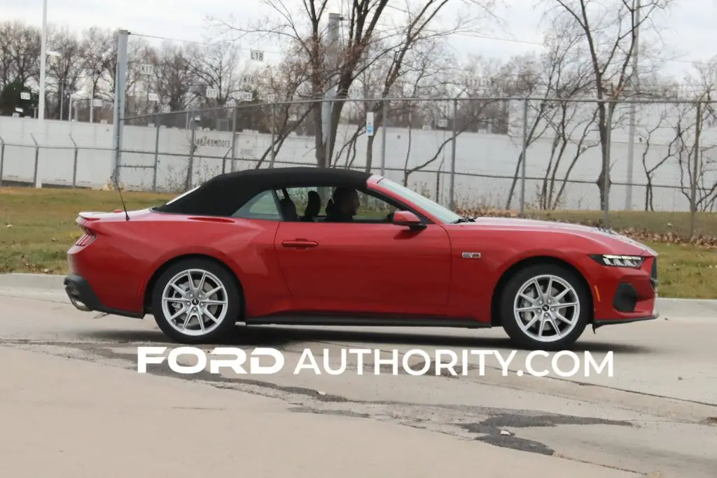 2024 Ford Mustang GT Convertible In Rapid Red: Photos