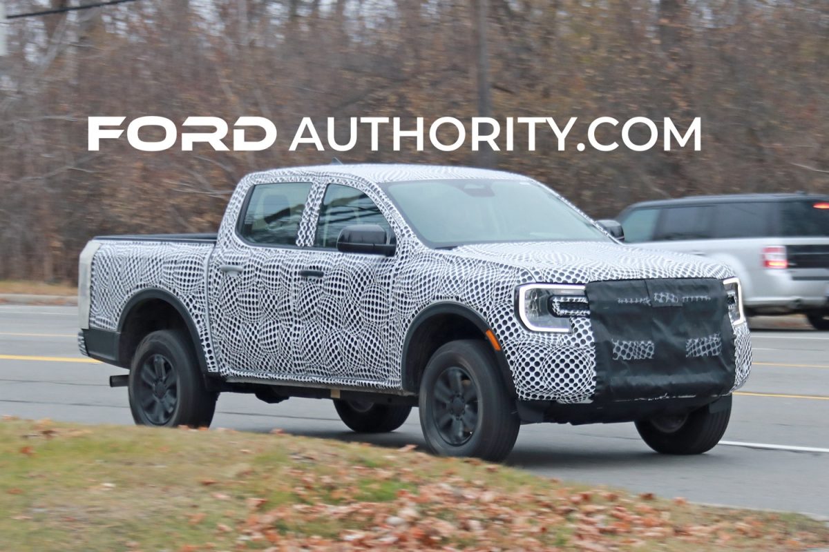 2024 Ford Ranger SuperCrew Spotted Testing Photos