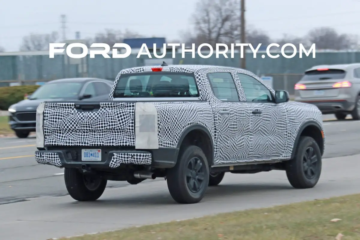 2024 Ford Ranger SuperCrew Spotted Testing: Photos