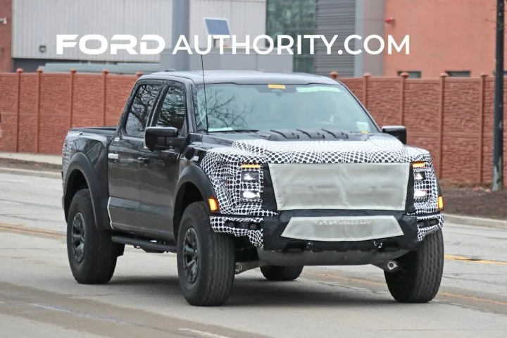 2024 Ford F 150 Raptor R Refresh Prototype Spy Shots January 2023 Exterior 002 720x480 