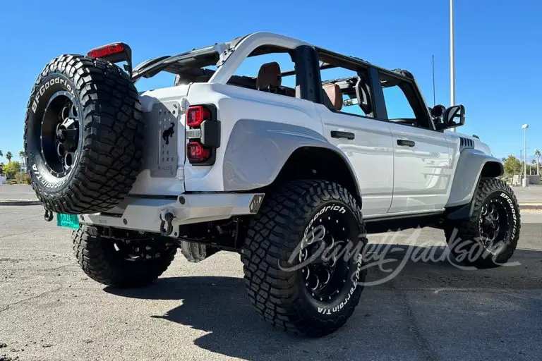 Heavily Modified Ford Bronco Raptor Heads To Auction