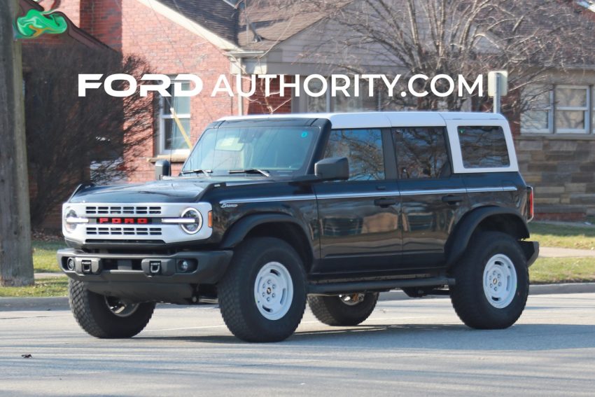 2023 Ford Bronco Heritage Edition front three quarters