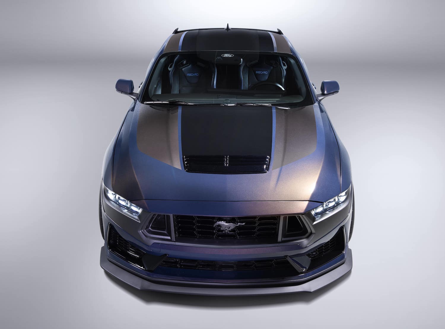 2024 Ford Mustang Dark Horse Paint And Stripes Detailed