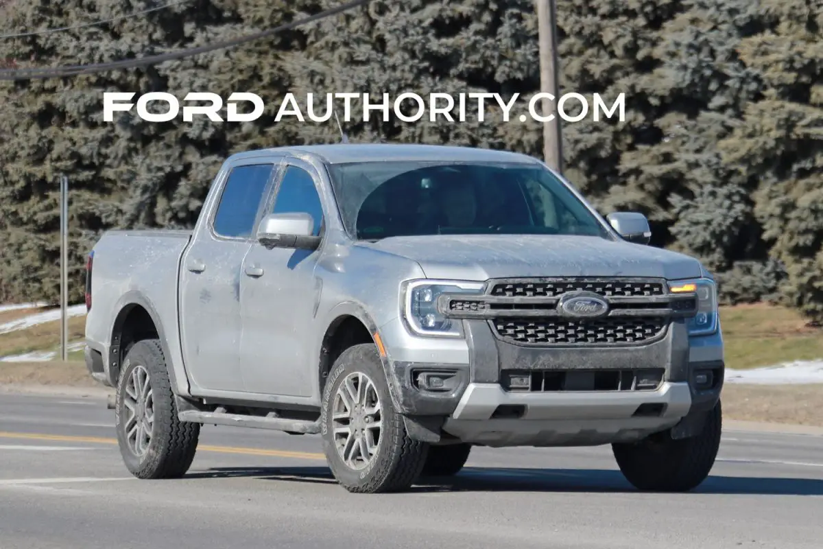 U.S. 2024 Ford Ranger Lariat Spotted With Rear Bumper Steps