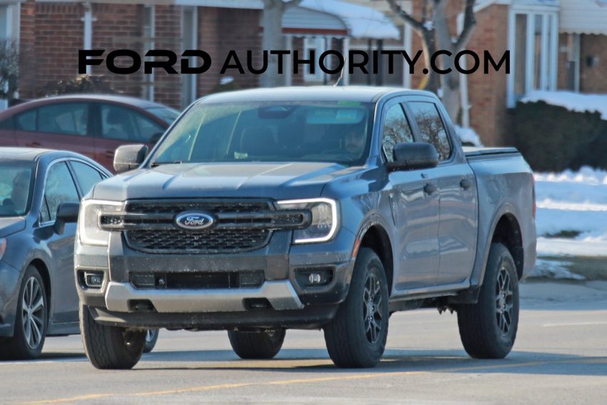 2024 Ford Ranger What We Know So Far 52 OFF   2024 Ford Ranger SuperCrew XLT Azure Gray Metallic G4 Exterior 001 850x567 