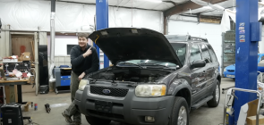 All-Electric Ford Escape Project Front Three Quarters