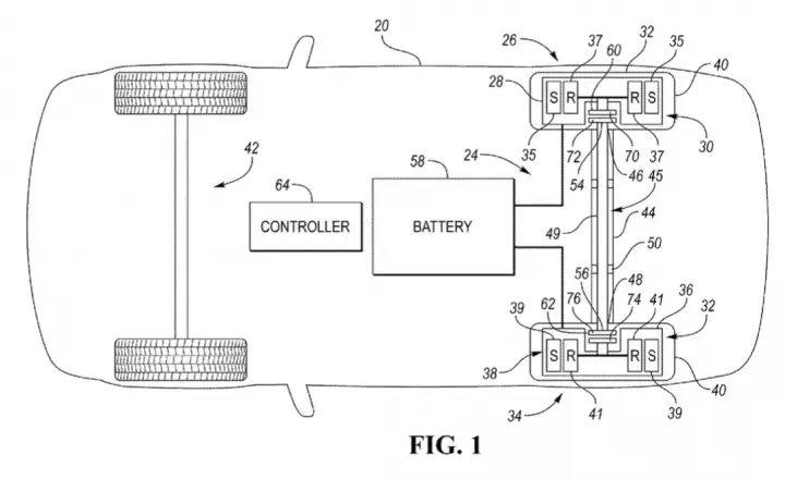 Ford Patent EV With Solid Axle And Hub Motors