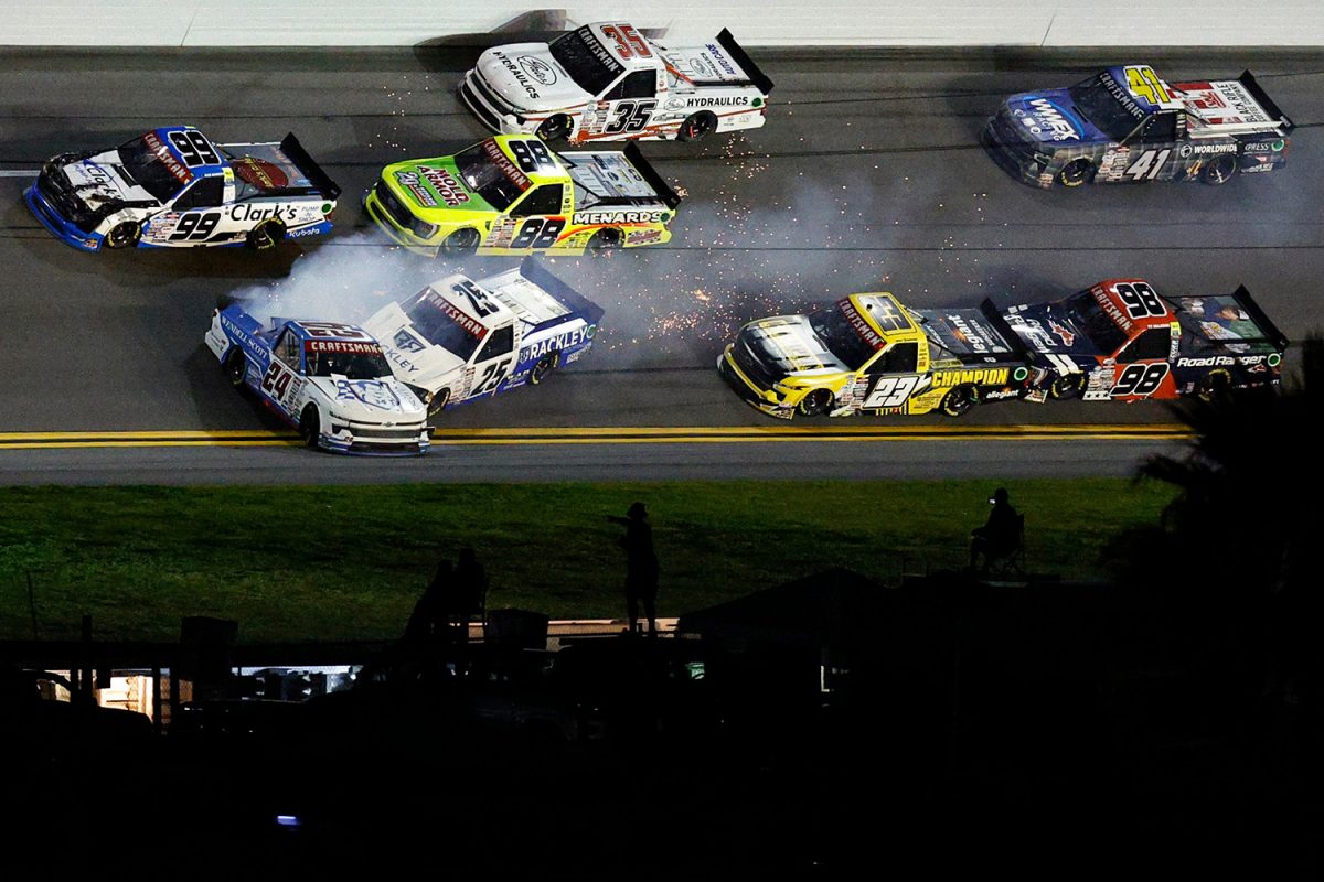 No 38 Nascar Ford F 150 Wins Shortened Daytona 2023 Video 