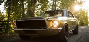 1968 Ford Mustang Race Car - Exterior 001 - Front Three Quarters