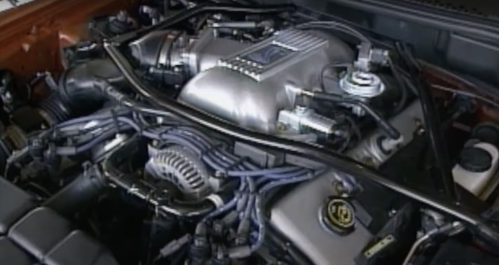 1996 Ford Mustang Cobra Convertible Retro Review MotorWeek - Engine Bay 001
