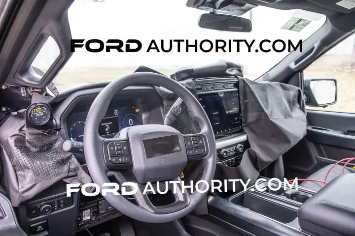 2024 Shelby F150 Interior Design Shir Yvette   2024 Ford F 150 XLT Refresh Prototype Spy Shots Interior 001 720x480 