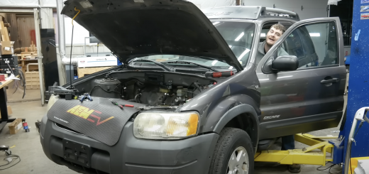 Electric Ford Escape Project Radiators And Power Steering Pump Installation - Exterior 002 - Front Three Quarters