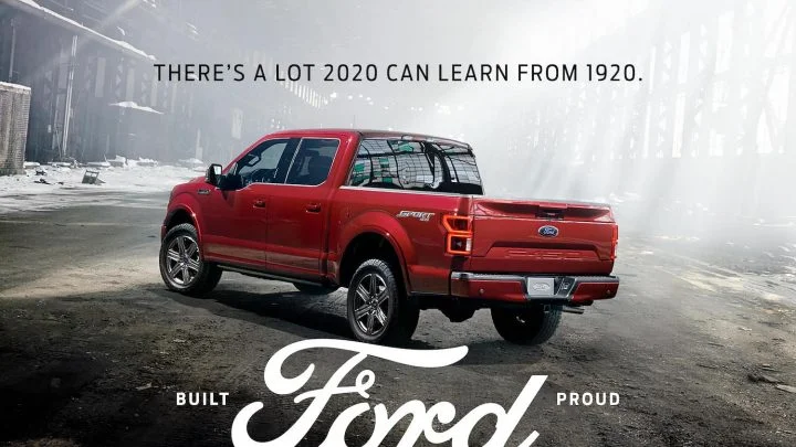 Ford F-150 Built Ford Tough Ad Campaign - Exterior 001 - Rear Three Quarters