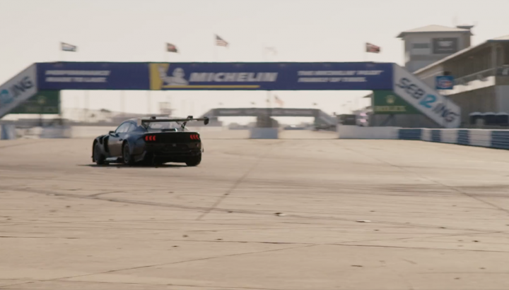Ford Mustang GT3 Race Car Testing - Exterior 001 - Rear Three Quarters