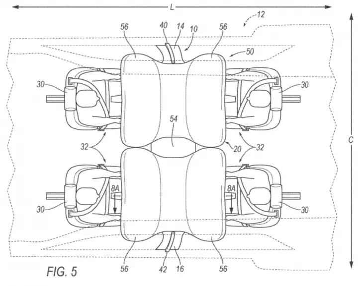 Ford Patent Cabin Crossbar With Movable Pillar