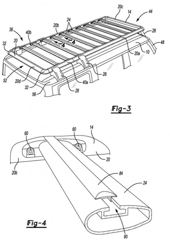 Ford Patent Modular Roof Rack