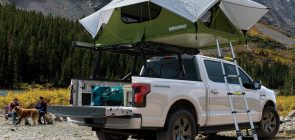 FordPass Rewards Online Redemption Ford F-150 Lightning - Exterior 001 - Rear Three Quarters