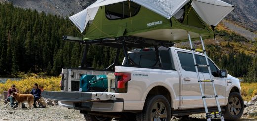 FordPass Rewards Online Redemption Ford F-150 Lightning - Exterior 001 - Rear Three Quarters