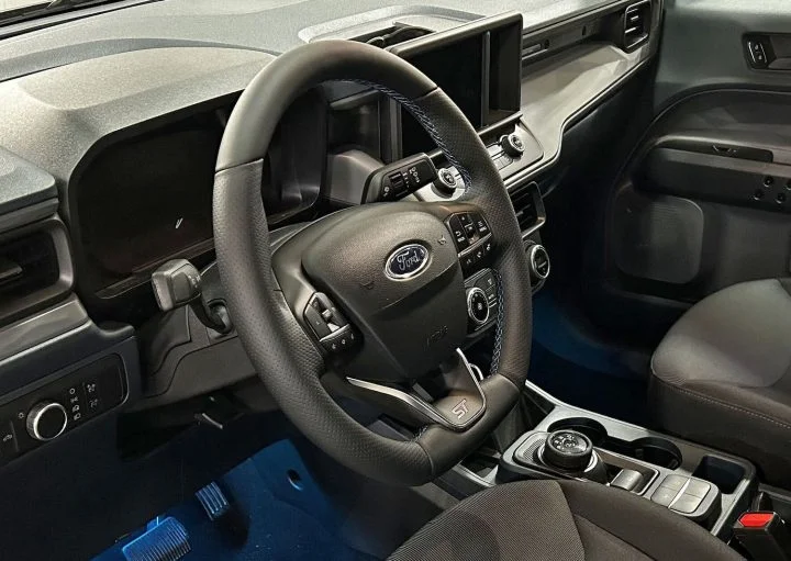 2022 Ford Maverick XL Fiesta ST Steering Wheel Swap - Interior 001