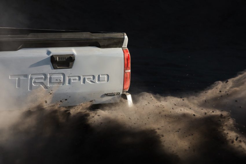 2024 Toyota Tacoma TRD Pro Teaser - Exterior 001 - Rear Three Quarters