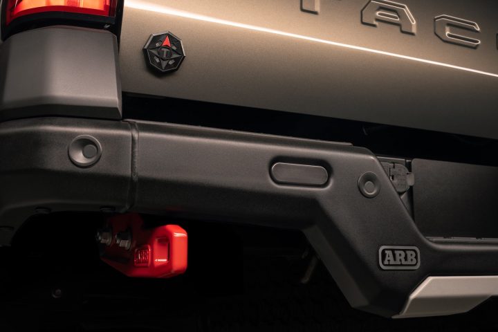 2024 Toyota Tacoma Trailhunter Teaser - Exterior 002 - Rear Bumper Tailgate