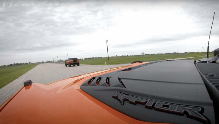 Ford Bronco Raptor Hennessey VelociRaptor 500 Drag Race - Exterior 003 - Rear Three Quarters