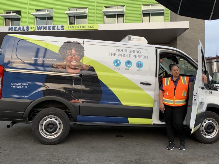 Ford E-Transit Meals On Wheels San Francisco - Exterior 003 - Side