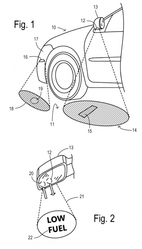 Ford Patent Adaptive Puddle Lights