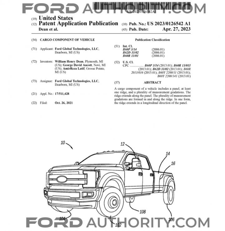 Ford Patent Measurement System For Cargo