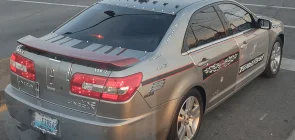 Lincoln MKZ With Excessive Badges - Exterior 001 - Rear Three Quarters