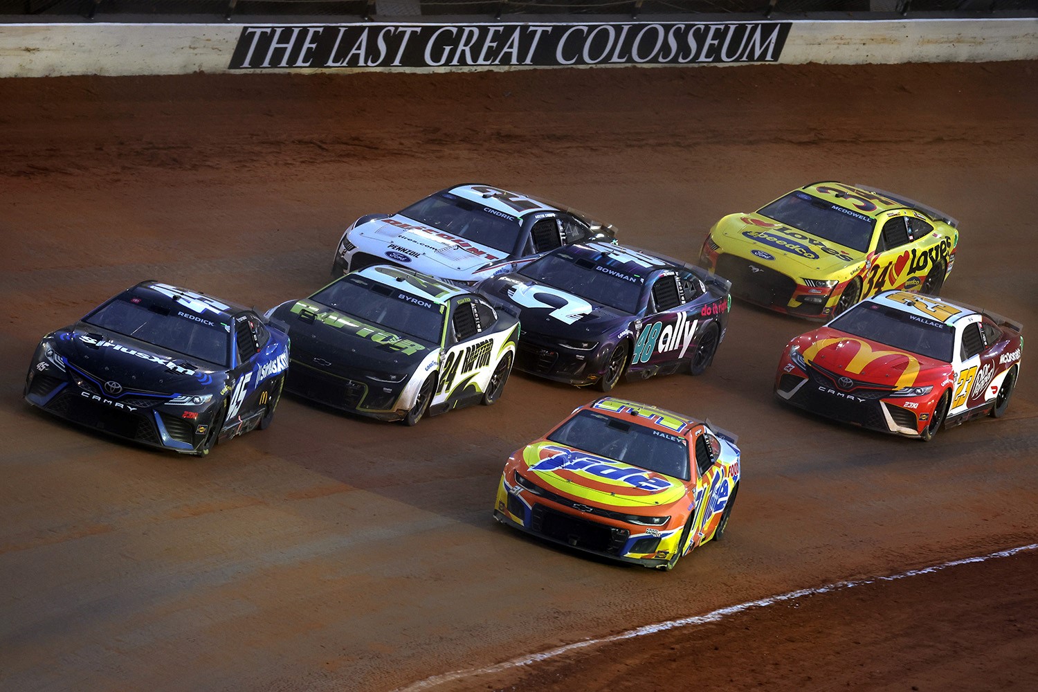 NASCAR Ford Teams Strike Out At Dirt Bristol 2023 Video