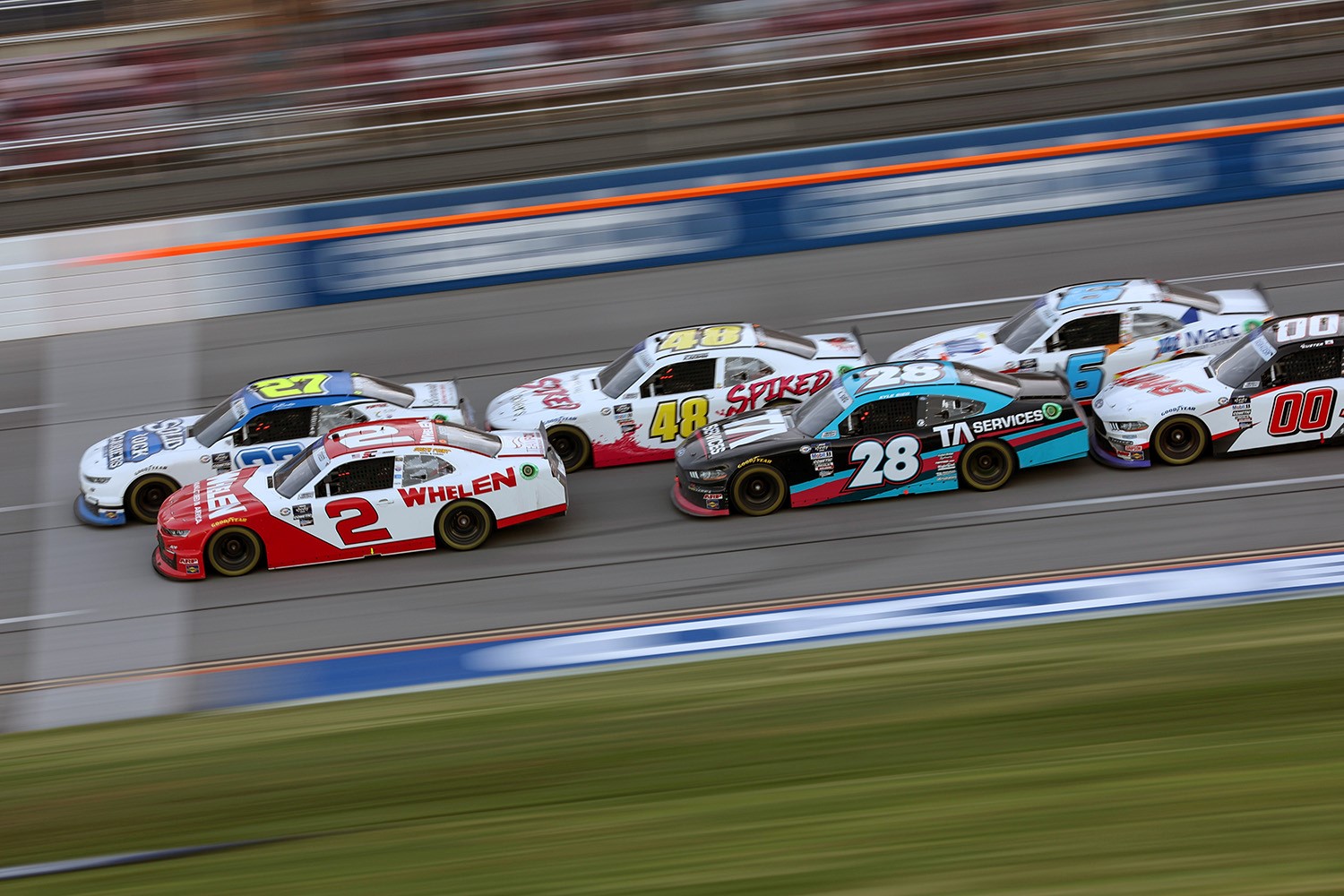 NASCAR Ford Teams Survive Xfinity Talladega April '23: Video