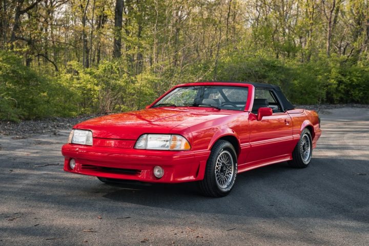 1988 Ford Mustang ASC McLaren Convertible Up For Auction