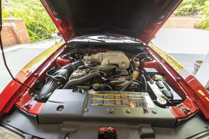 245-Mile 1994 Ford Mustang SVT Cobra Pace Car - Engine Bay 001