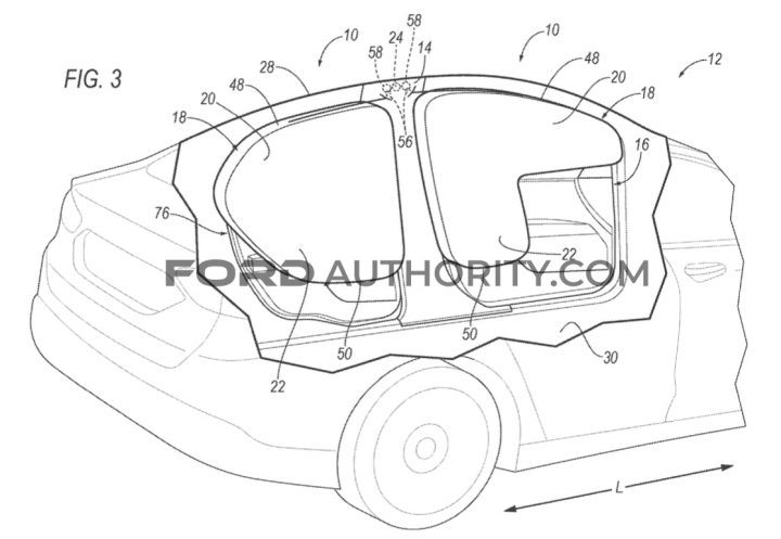 Ford Patent Door-Mounted Airbags