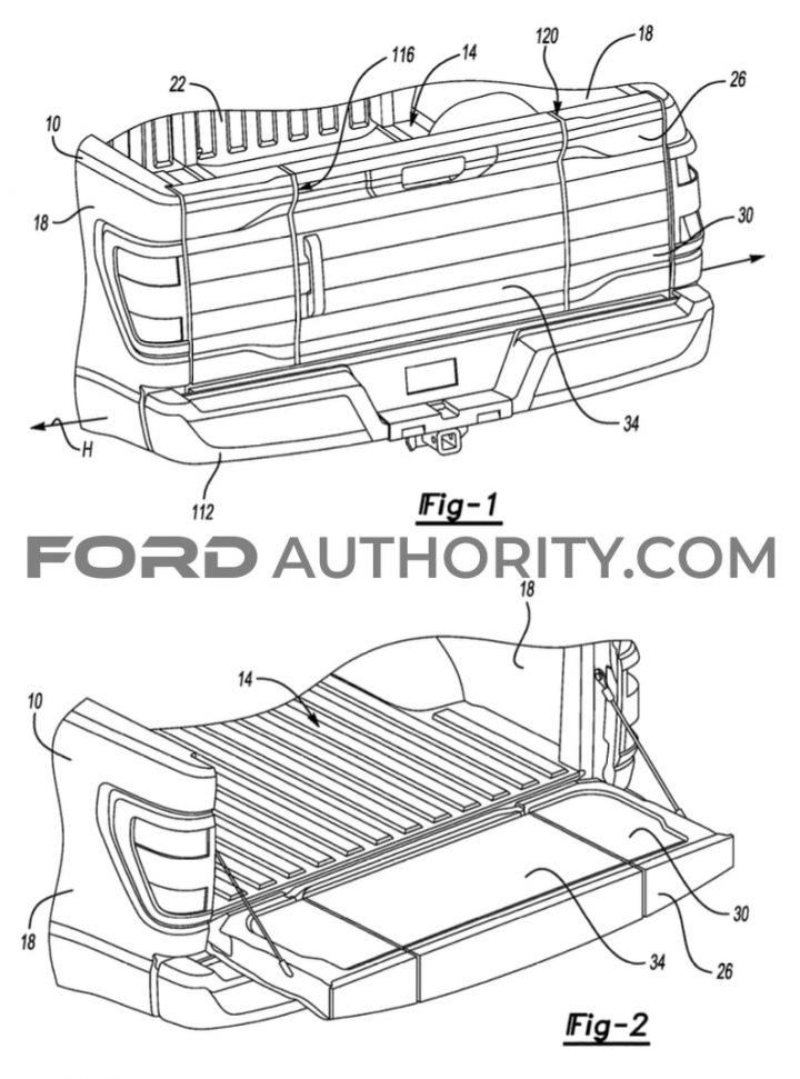 Ford Patent Removable Multifunction Tailgate