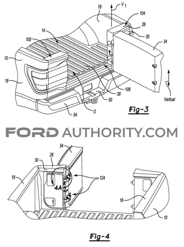 Ford Patent Removable Multifunction Tailgate