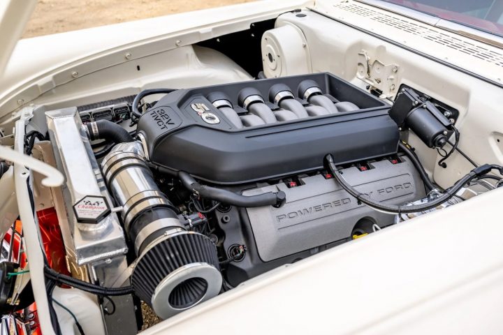 1957 Ford Custom 300 With 5.0L Coyote V8 - Engine Bay 001