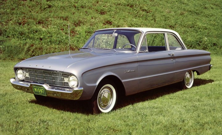 1960 Ford Falcon Two-Door - Exterior 001 - Front Three Quarters