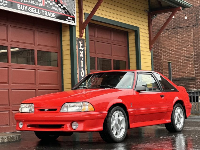 1993 Ford Mustang SVT Cobra With 2K MIles - Exterior 001 - Front Three Quarters