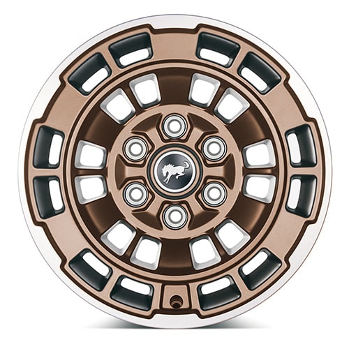 2021-2023 Ford Bronco 17x8.5 Inch Sinister Bronze Wheel Kit 002